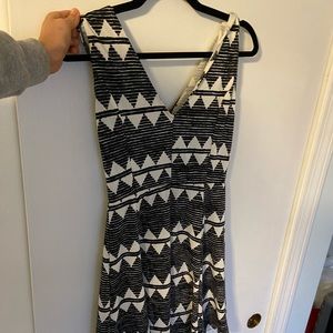 Black and white dress